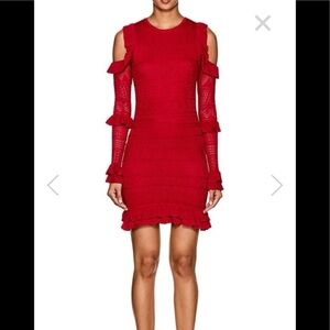 Ronny Kobo Cold Shoulder Knit dress